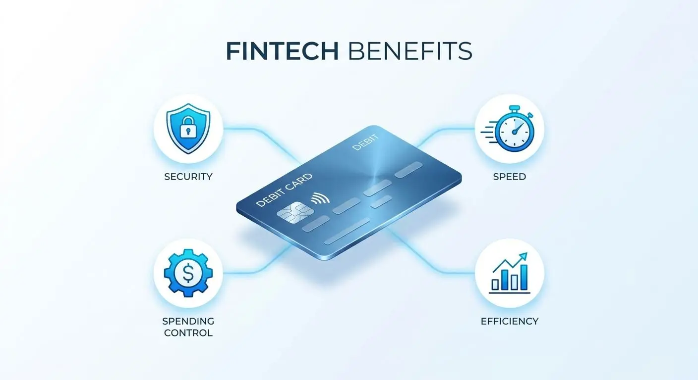 Visual de beneficios con seguridad, rapidez y control de gastos
